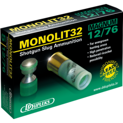 MONOLIT 12 კალ 32 გრ სანადირო ჟაკანი 12/76