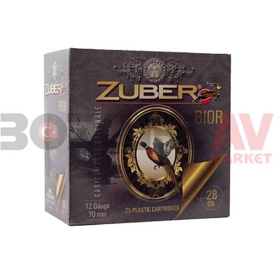ZUBER  12 კალიბრი  28 გრ სანადირო ვაზნა