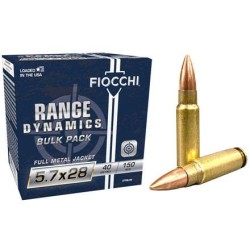 Fiocchi | 5.7x28mm 40gr FMJ | 150 Rounds 