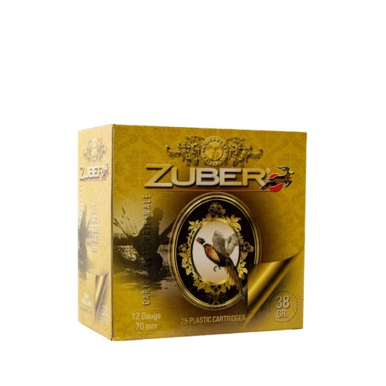 ZUBER  12 კალ 38 გრ სანადირო ვაზნა