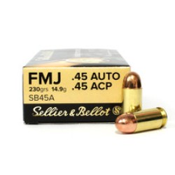SELLIER &BELLOT , 45 AUTO  230 gr