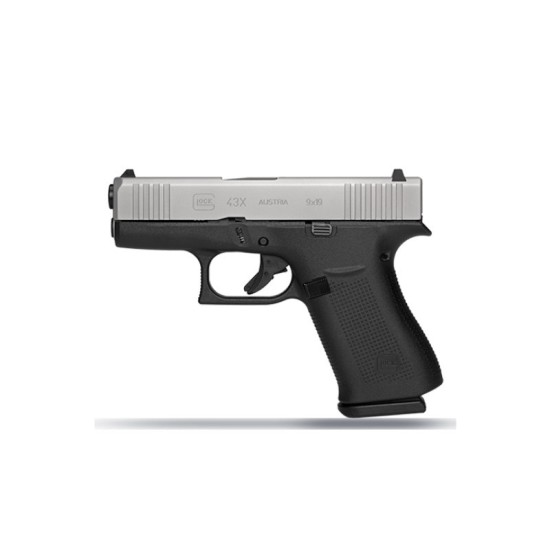 GLOCK 43X FS SILVER 