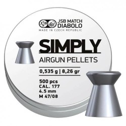 JSB SIMPLY AIRGUN PELETS  ტირის ვაზნა 