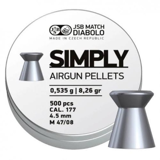 JSB SIMPLY AIRGUN PELETS  ტირის ვაზნა 